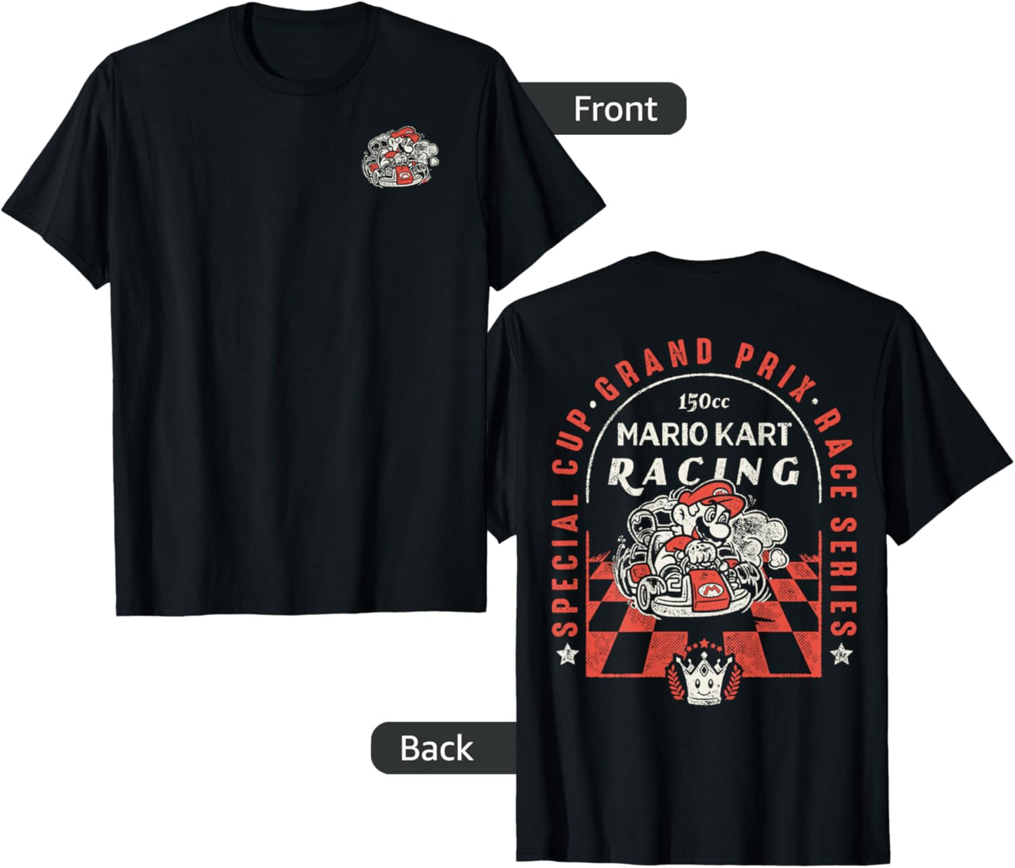 Mario Kart Special Cup Grand Prix 150cc Graphic T-Shirt T-Shirt