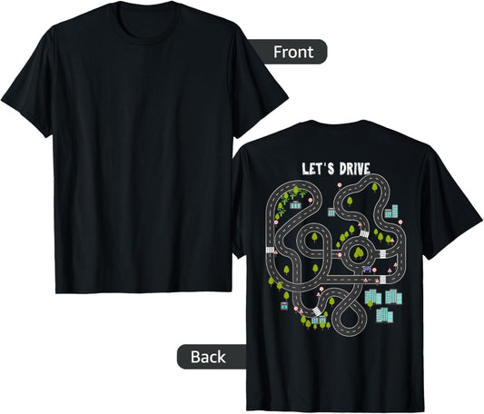 Play Cars on Daddys Back Gift for Dad Massage T-Shirt