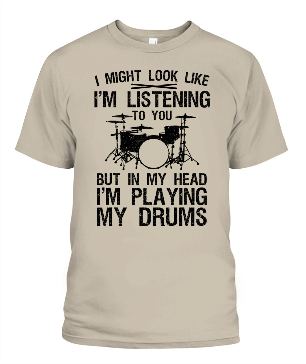 Funny Drummer Design For Men Women Drumline Drumming Drummer T-Shirt
