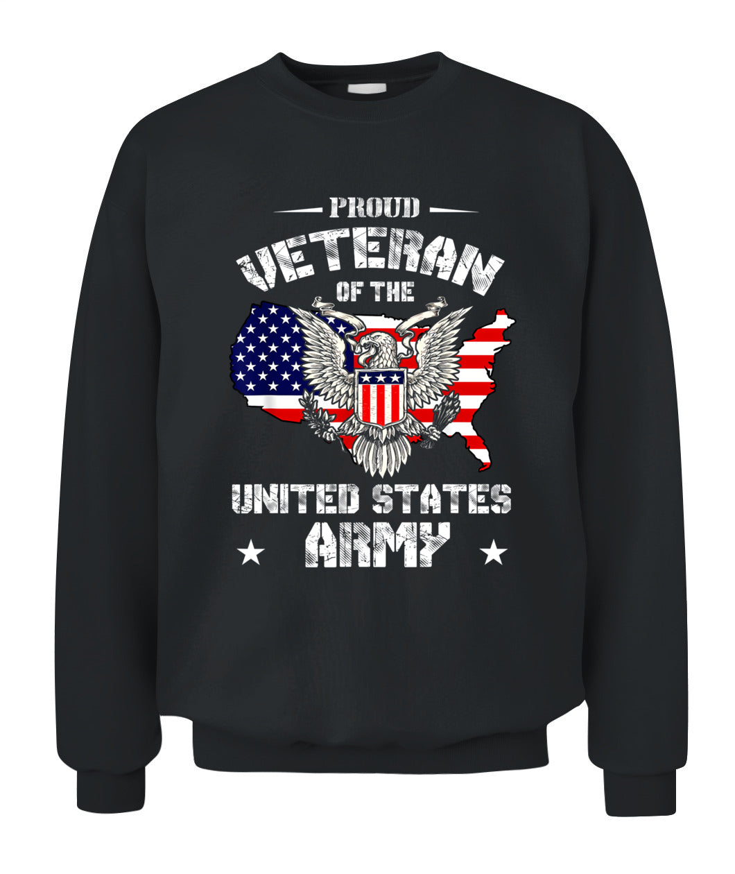 Proud Veteran of the US Army - USA Flag Soldier Veteran T-Shirt