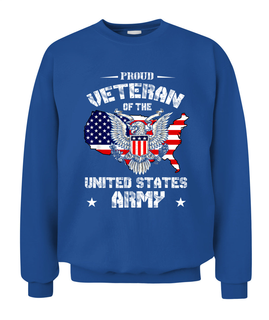 Proud Veteran of the US Army - USA Flag Soldier Veteran T-Shirt