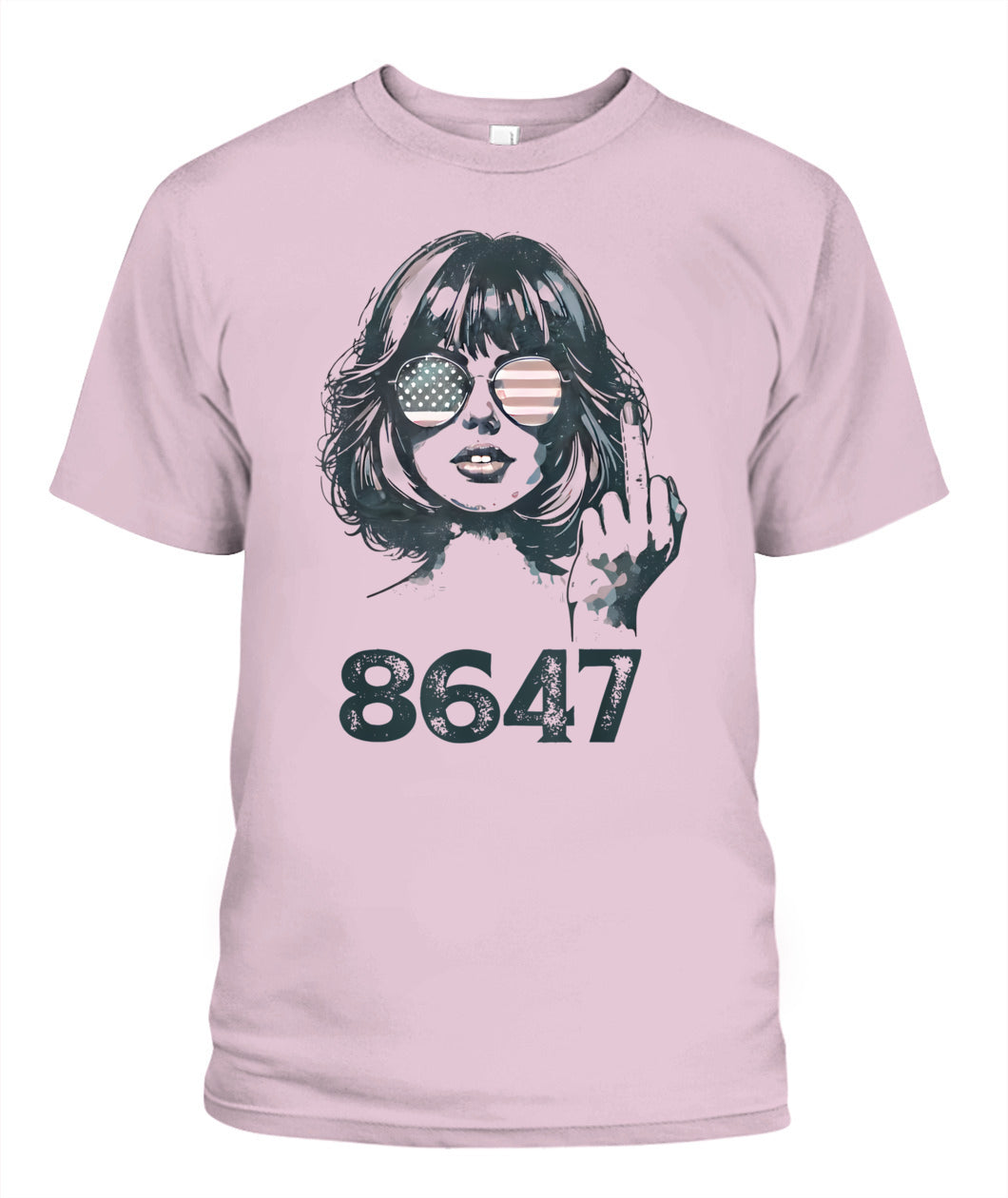86 47 Anti Trump Funny 8647 Anti-Trump Girls Women T-Shirt