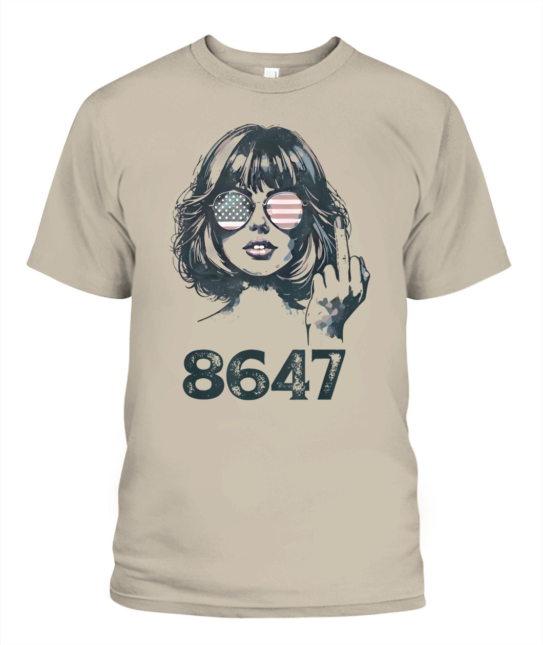 86 47 Anti Trump Funny 8647 Anti-Trump Girls Women T-Shirt