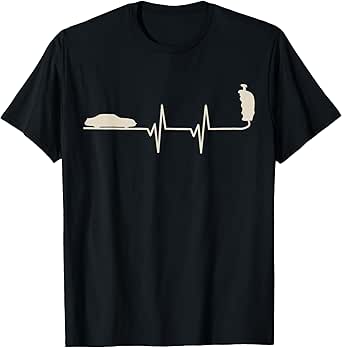 Slotcar Racing Valentine Heartbeats for Slot Car Racing T-Shirt
