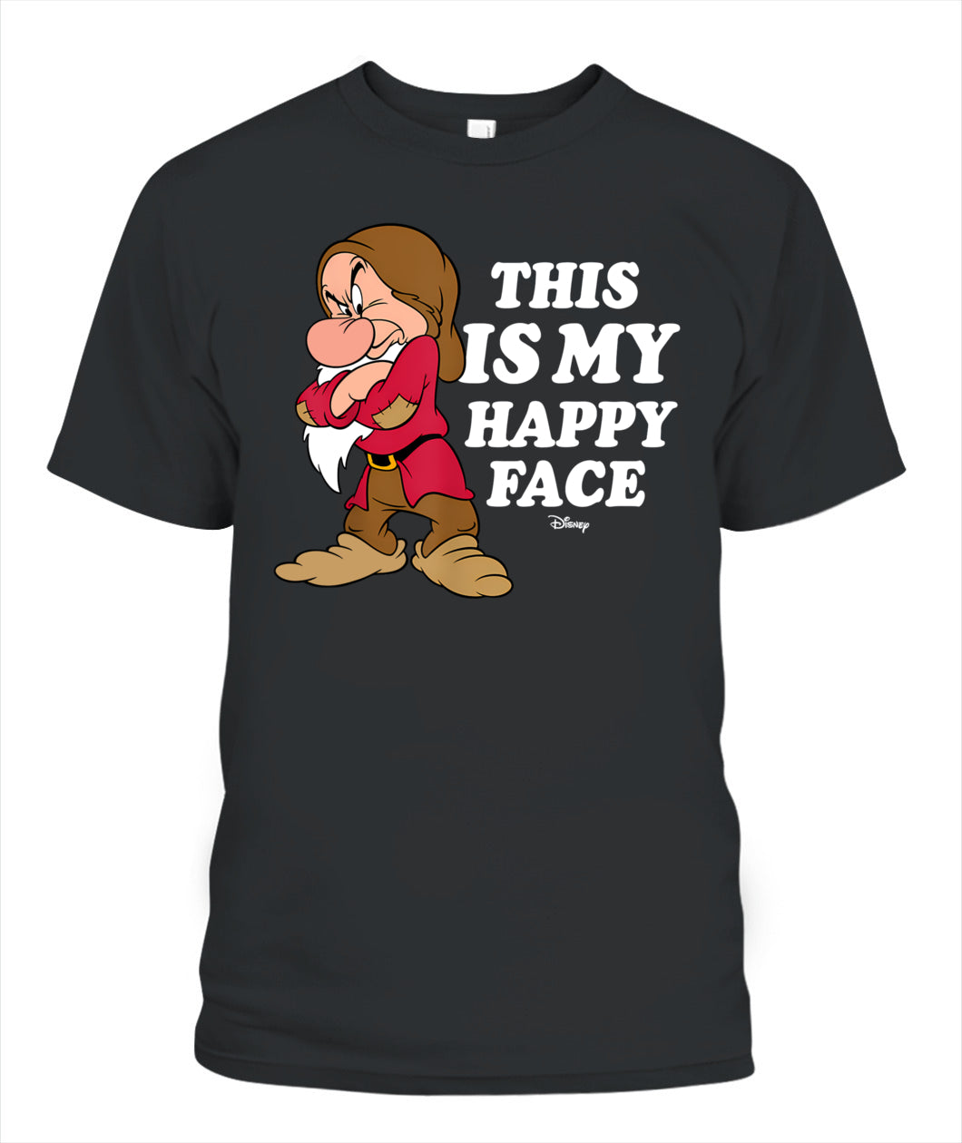 Disney Princess - Snow White Grumpy Happy Face T-Shirt