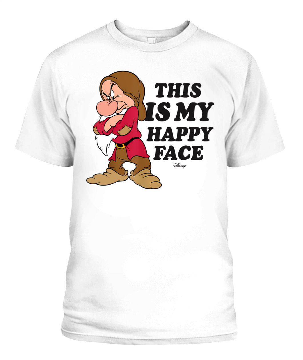 Disney Princess - Snow White Grumpy Happy Face T-Shirt