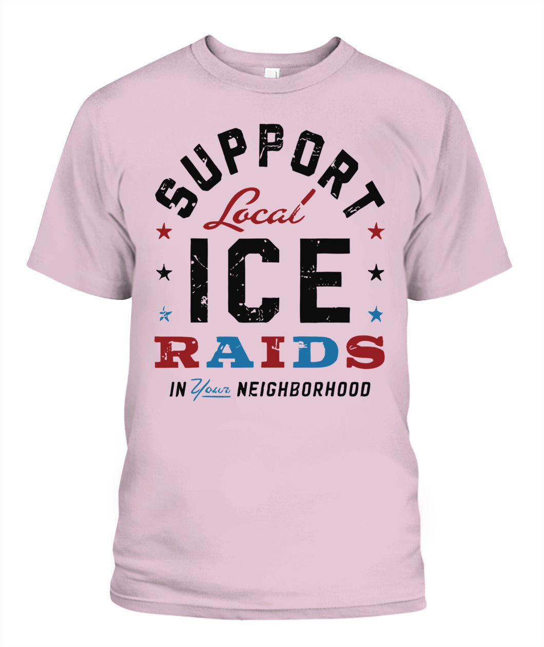 Support Local Ice Raids In Your Neighborhood T-Shirt