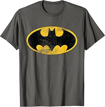 DC Batman Logo Classic Distressed T-Shirt