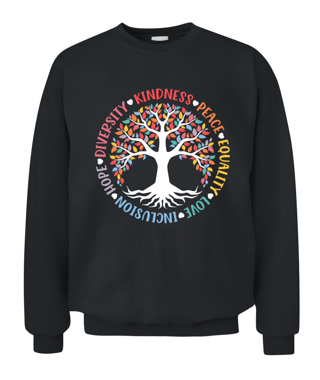 Kindness Peace Equality Love Inclusion Hope Diversity Retro T-Shirt