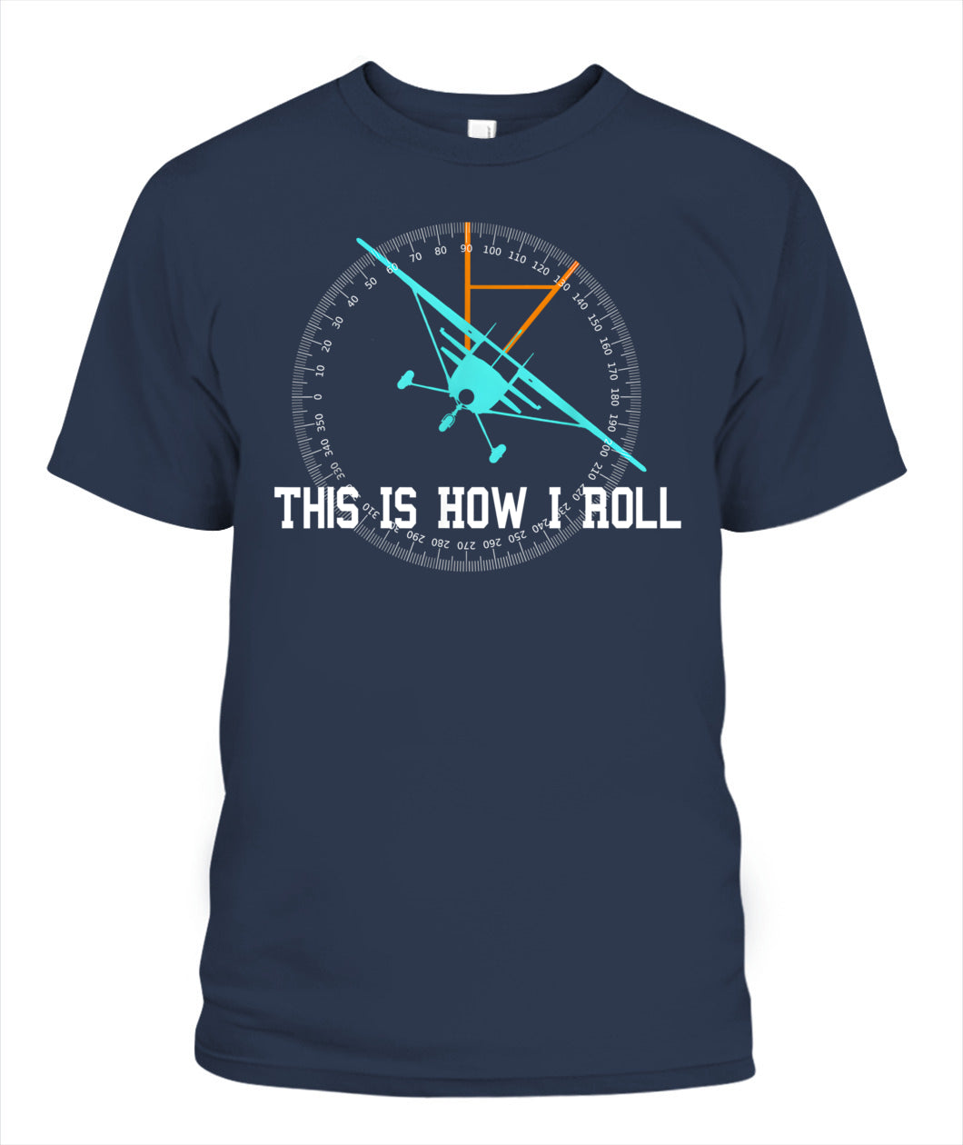 This Is How We Roll Pilot Shirt Funny Airplane Aircraft Tees T-Shirt