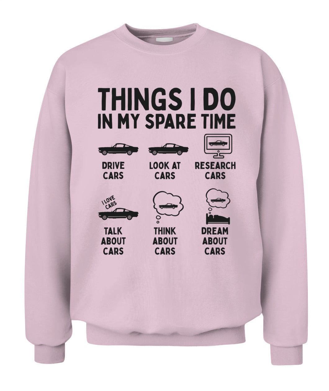Things I Do in My Spare Time Car Enthusiast Funny Car Guy T-Shirt
