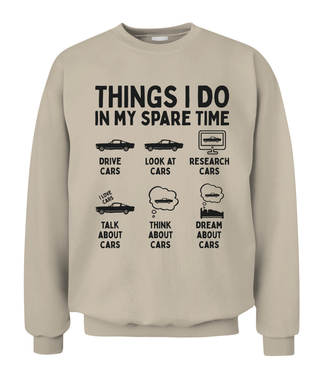 Things I Do in My Spare Time Car Enthusiast Funny Car Guy T-Shirt