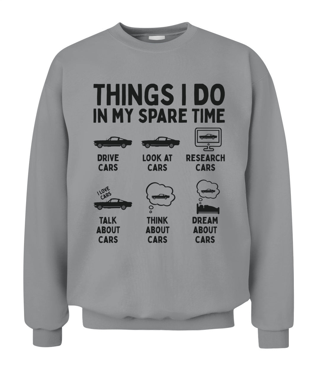 Things I Do in My Spare Time Car Enthusiast Funny Car Guy T-Shirt