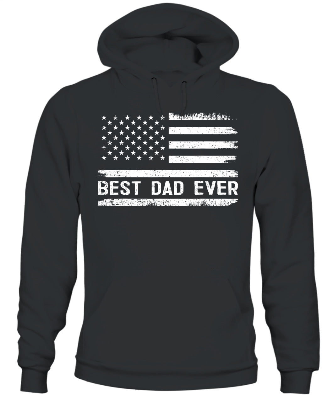Best Dad Ever With US American Flag Gifts Fathers Day Dad T-Shirt