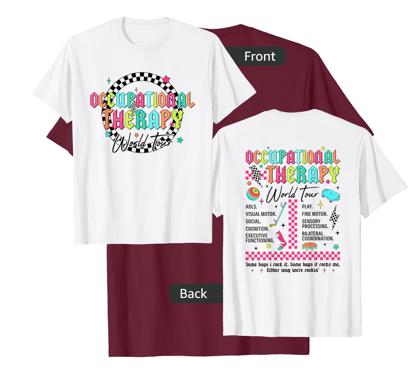 Occupational Therapy World Tour New OT Squad COTA OTA T-Shirt