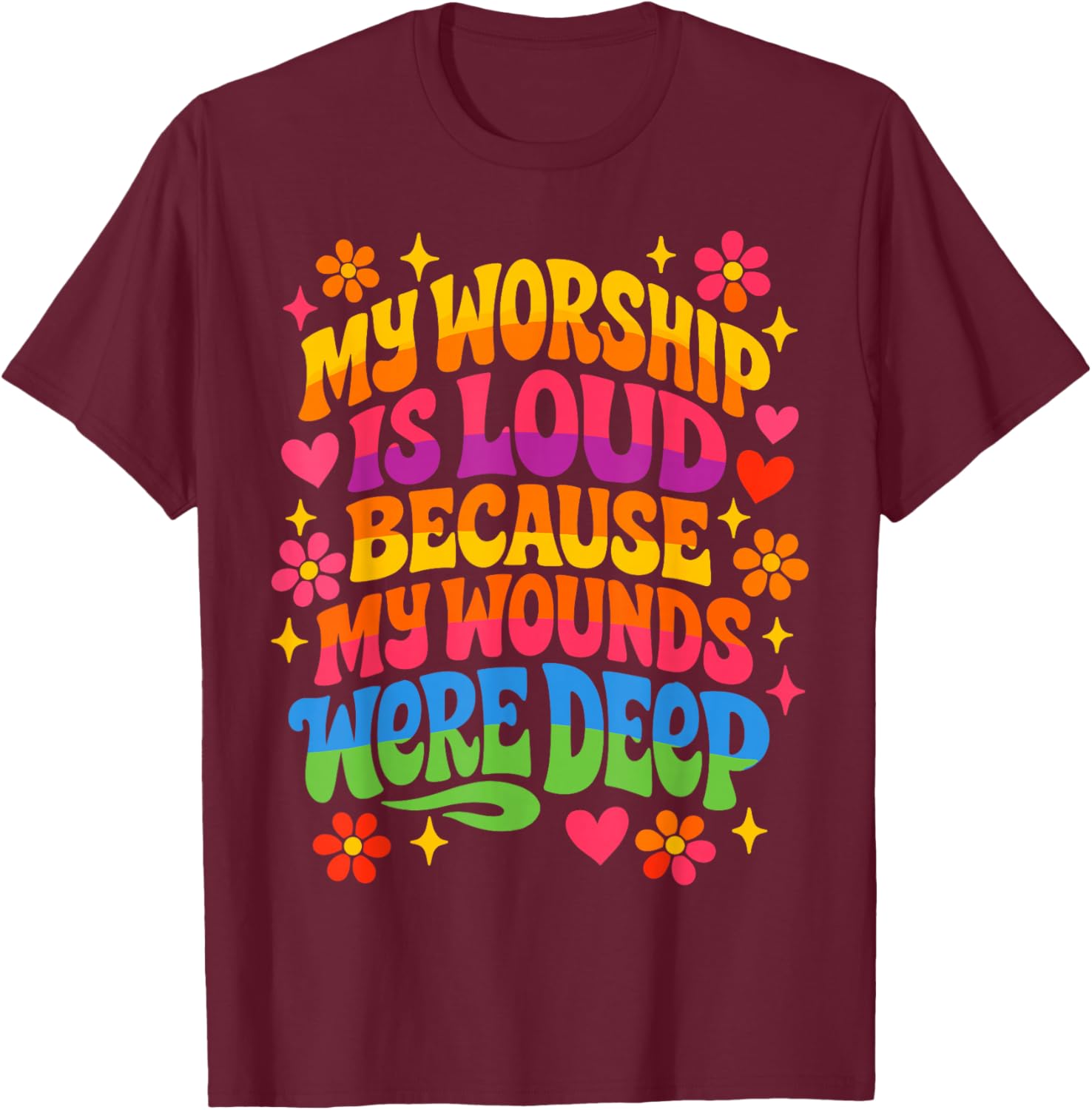 for Men Women T-Shirt - T-Shirt | Maroon