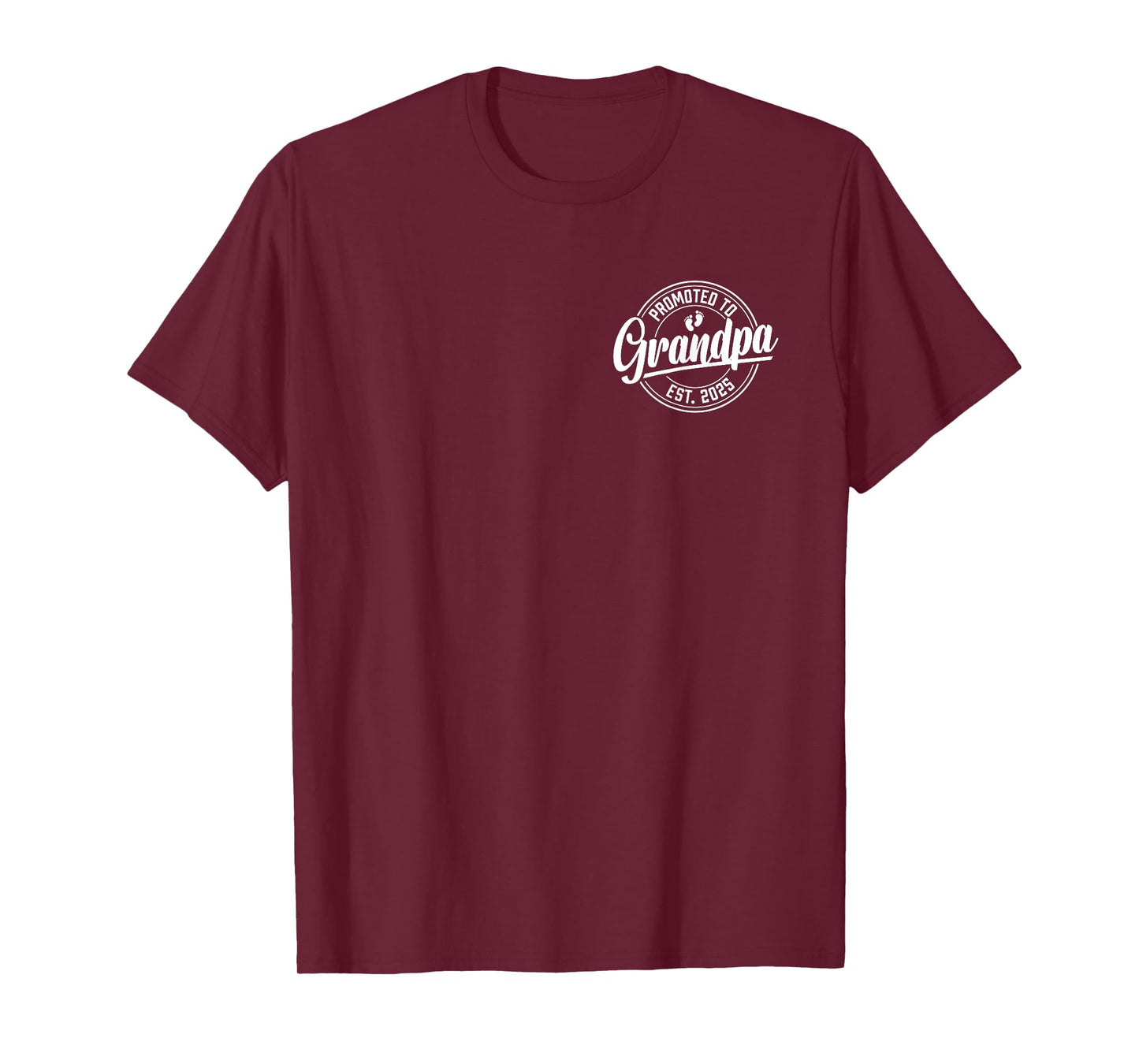Promoted To Grandpa Est 2025 Pocket Soon to Be Grandpa 2025 T-Shirt