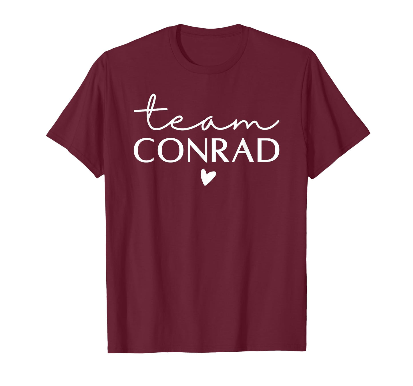 Team Conrad Birthday First Name T-Shirt