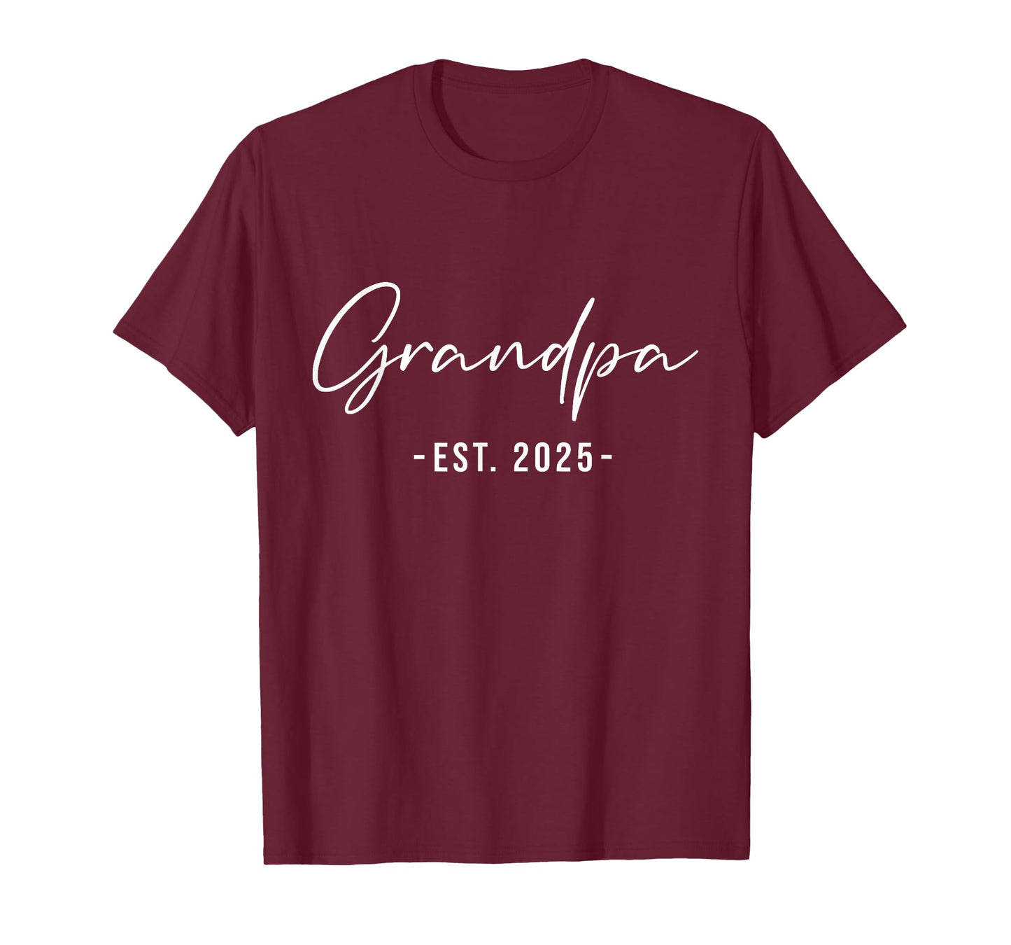 Grandpa Est 2025 Promoted To Grandpa 2025 New Grandpa T-Shirt