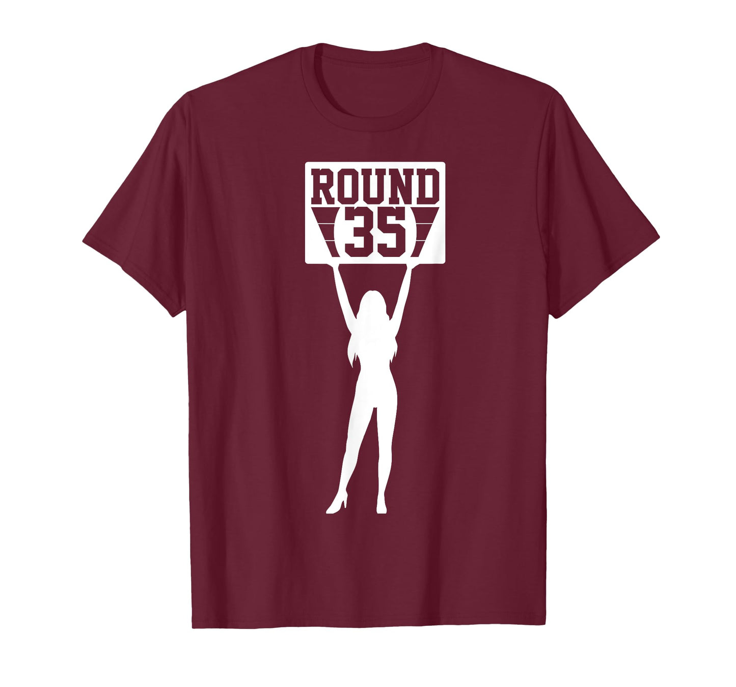 Round 35 Years Old Boxer Bday 35th Birthday Boxing Girl T-Shirt