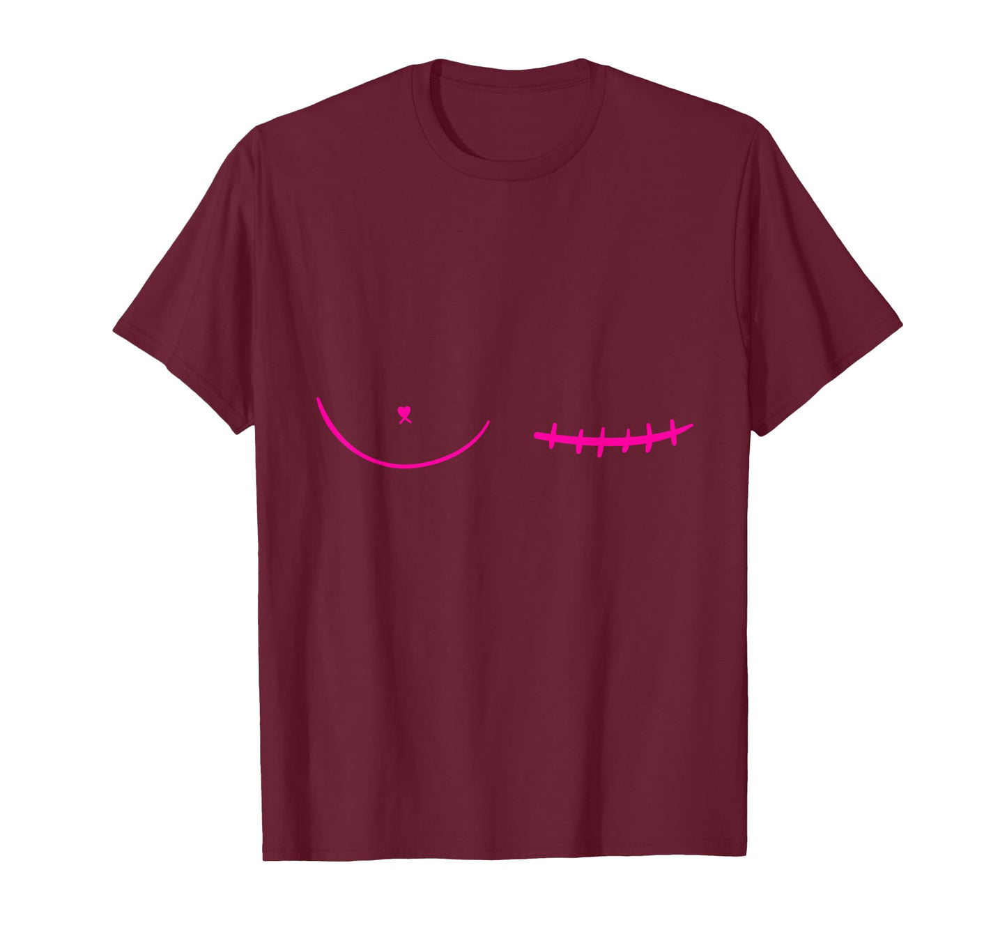 Left Mastectomy Scar Breast Cancer Survivor T-Shirt