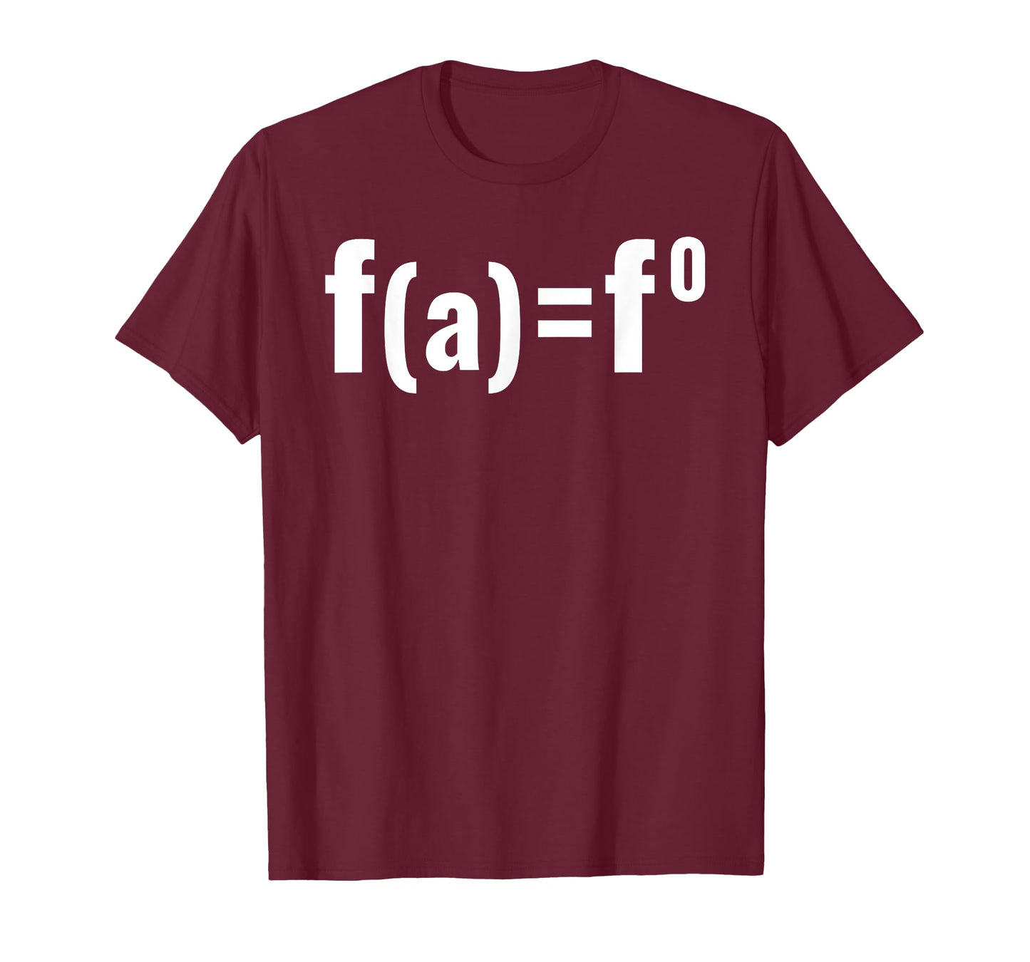 FAFO Math Equation f(a) Math Joke Funny Nerdy Meme T-Shirt