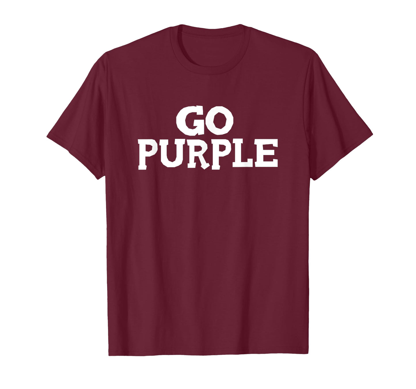 Go PURPLE Team Spirit Gear Color War Grape Wins the Game Fan T-Shirt