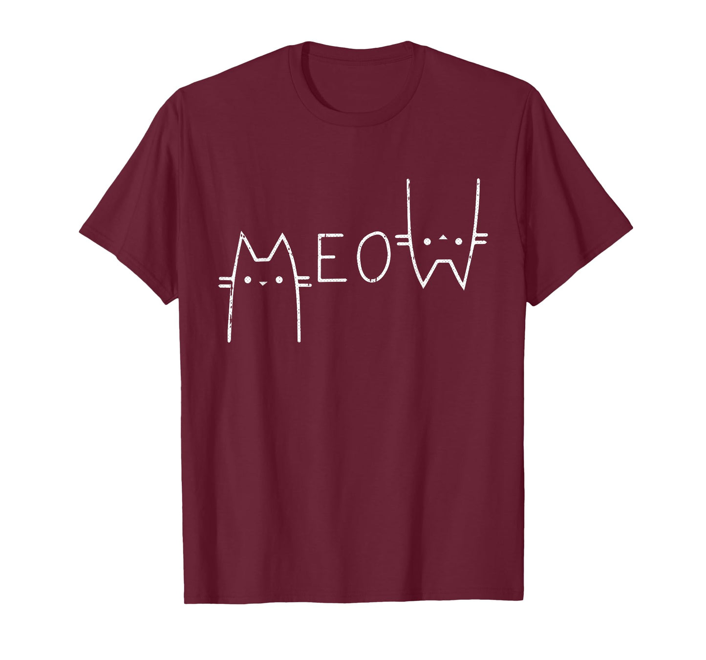 Meow Cat Lazy Halloween Costume Kawaii Kitten Kitty T-Shirt