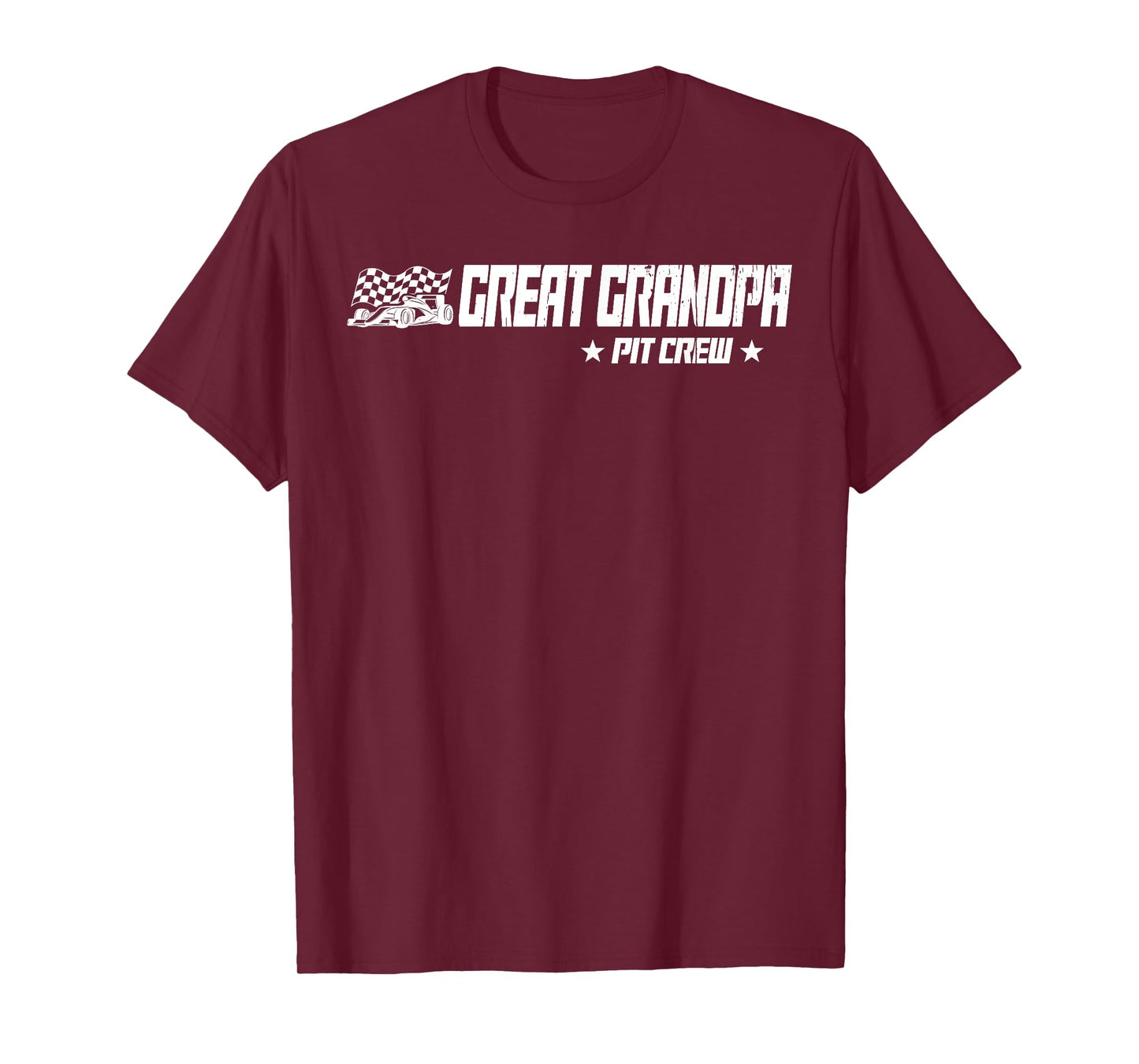 Great Grandpa Pit Crew Race Car Birthday Family Racing T-Shirt