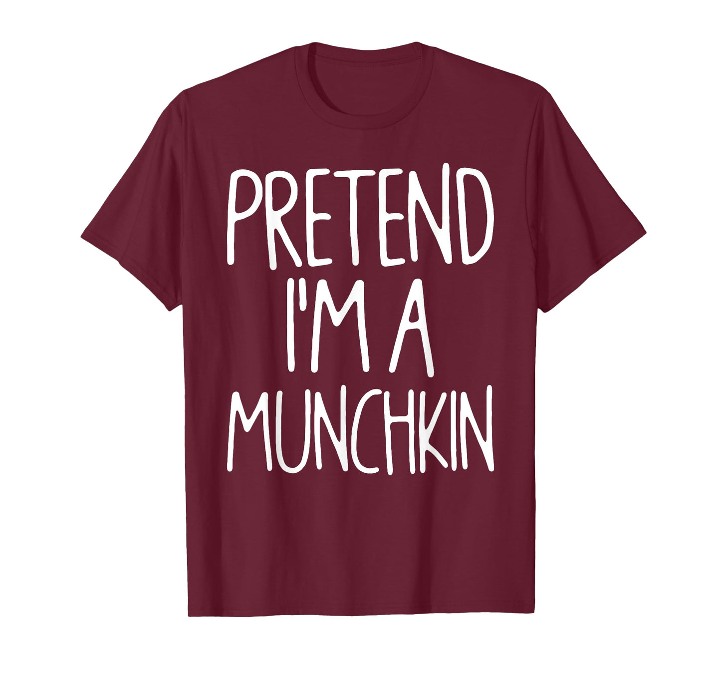 Pretend I'm A Munchkin Matching Lazy Easy Halloween Costume T-Shirt