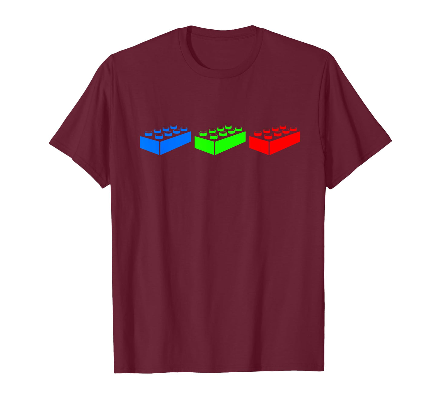 Building Blocks Bricks Master Builder Engineer Construction T-Shirt