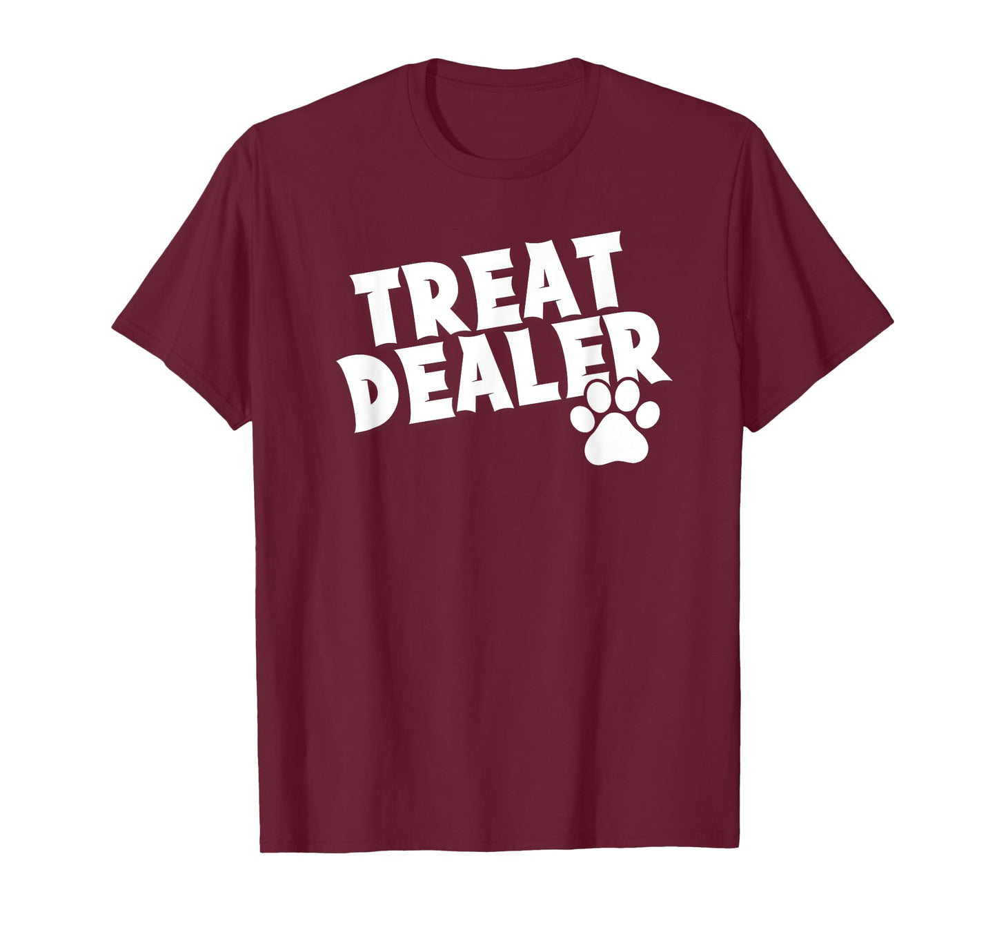 Delightfully Different World TREAT DEALER T-Shirt - Unisex-Adults & Kids - Black - Small - Short Sleeve - Classic Fit - Cotton 65%, Polyester 35%