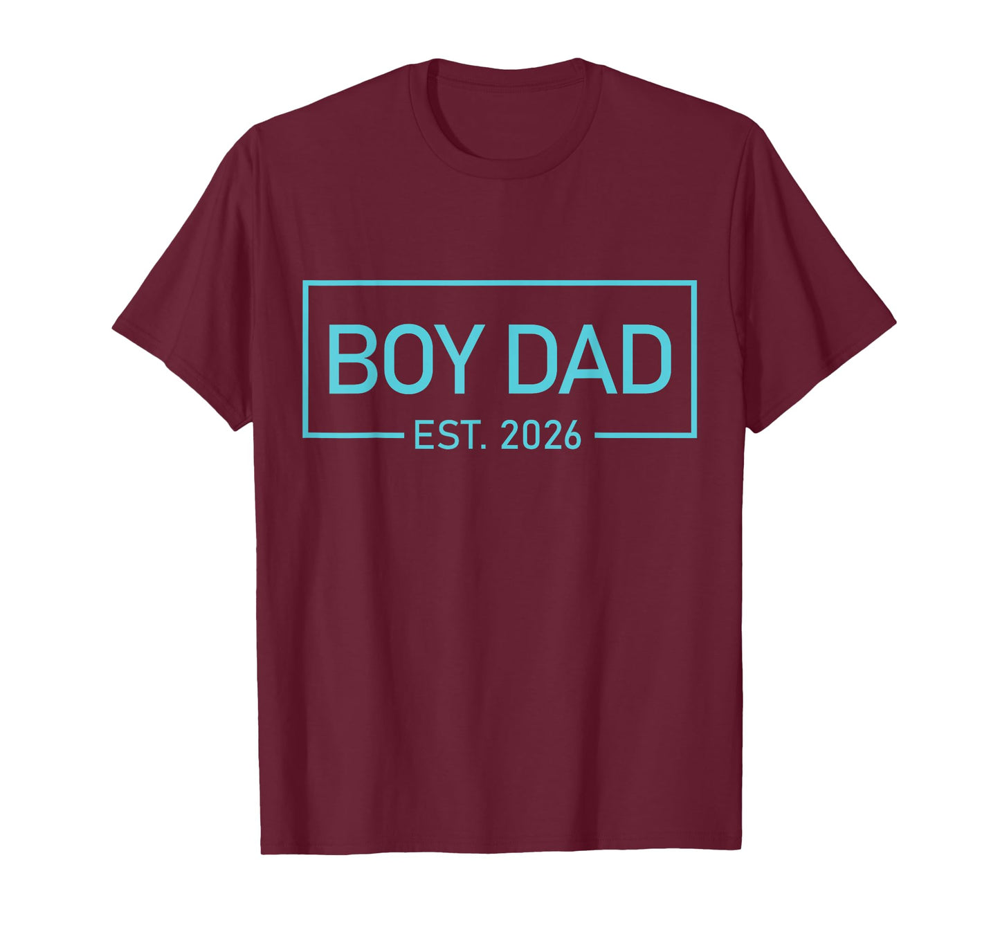 Men boy Dad Est 2026 Newborn Daddy Father baby boy son T-Shirt