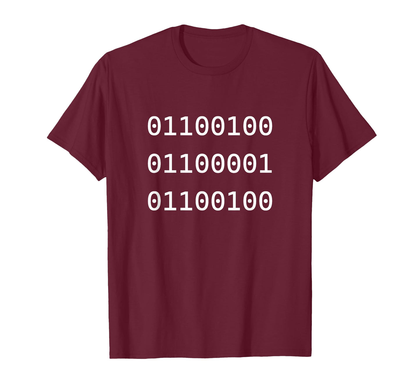 Father's Day Humor Dad in Binary Code for Geeky Computer T-Shirt