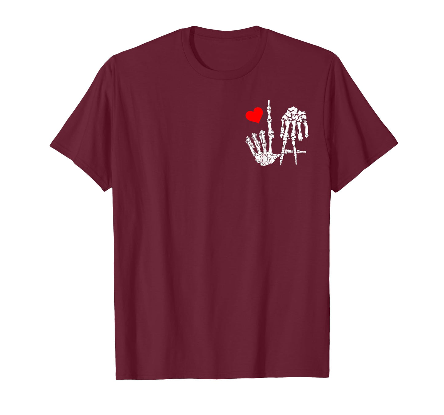 I Love Los Angeles With Skeleton LA Sign to Represent City T-Shirt