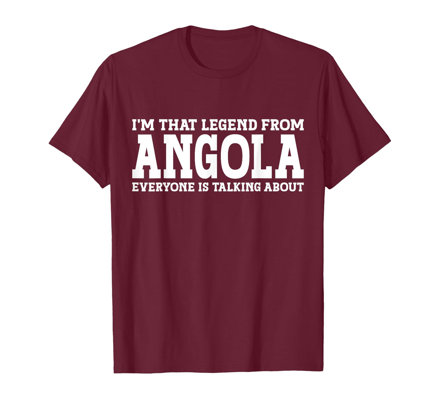 Angola Hometown IN Indiana Home Roots Funny City Angola T-Shirt