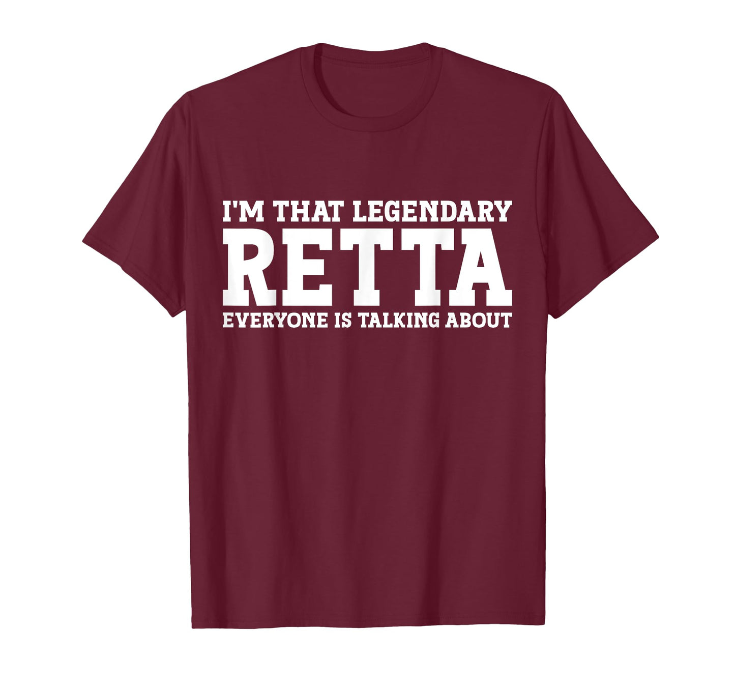 Retta Personal Name Women Funny Girl Name Retta T-Shirt