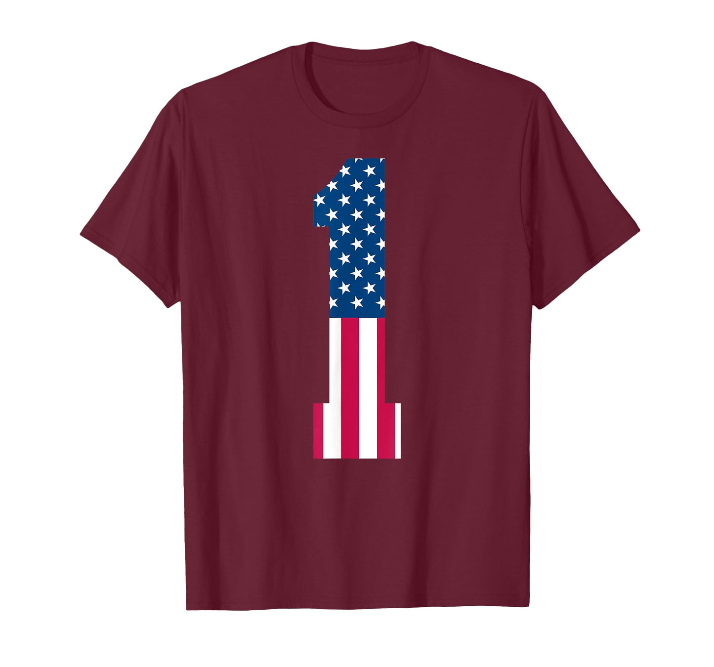 Fun 1st Birthday US American Flag 1st Of July Boy 1-Year-Old T-Shirt