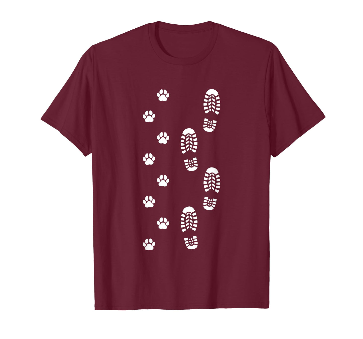 Dog Walk Foot Print Dog Walker Dog Walking T-Shirt