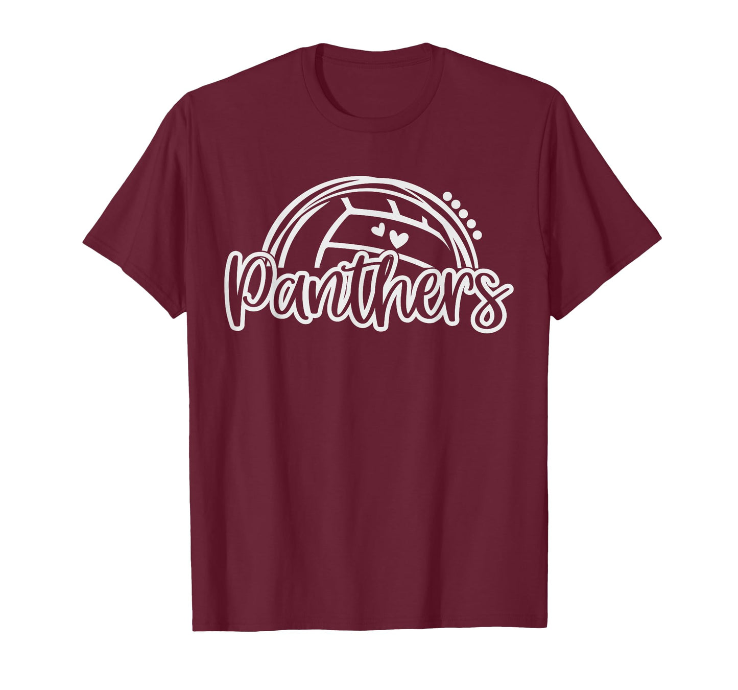 Volleyball Panther School Sports Fan Team Spirit T-Shirt