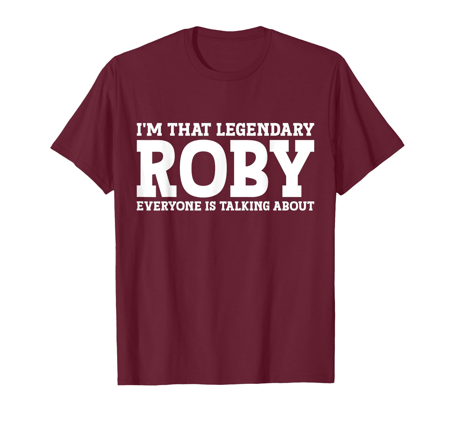 Roby Personal Name First Name Funny Roby T-Shirt