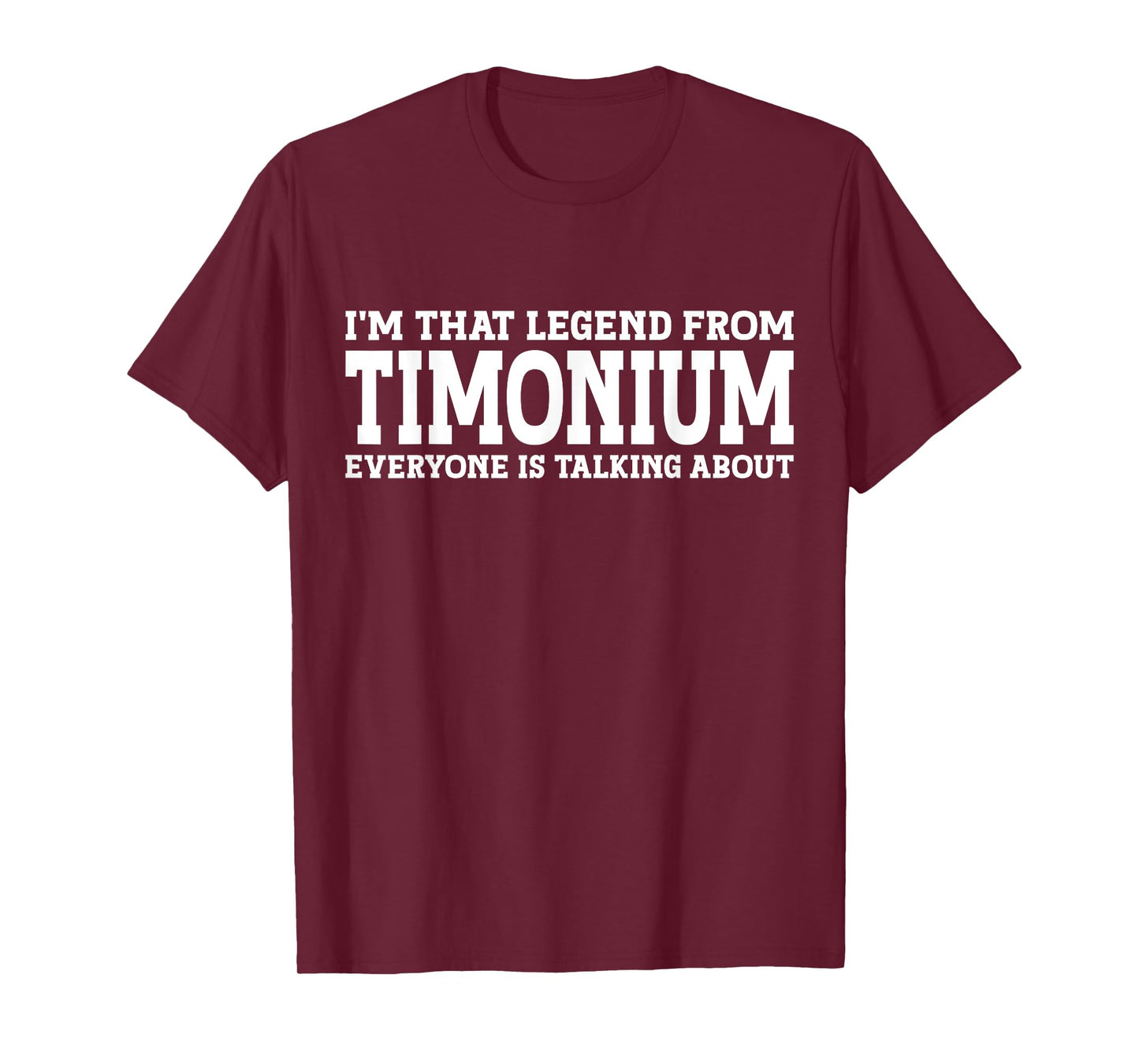 Timonium Hometown MD Maryland Home Roots Funny City Timonium T-Shirt
