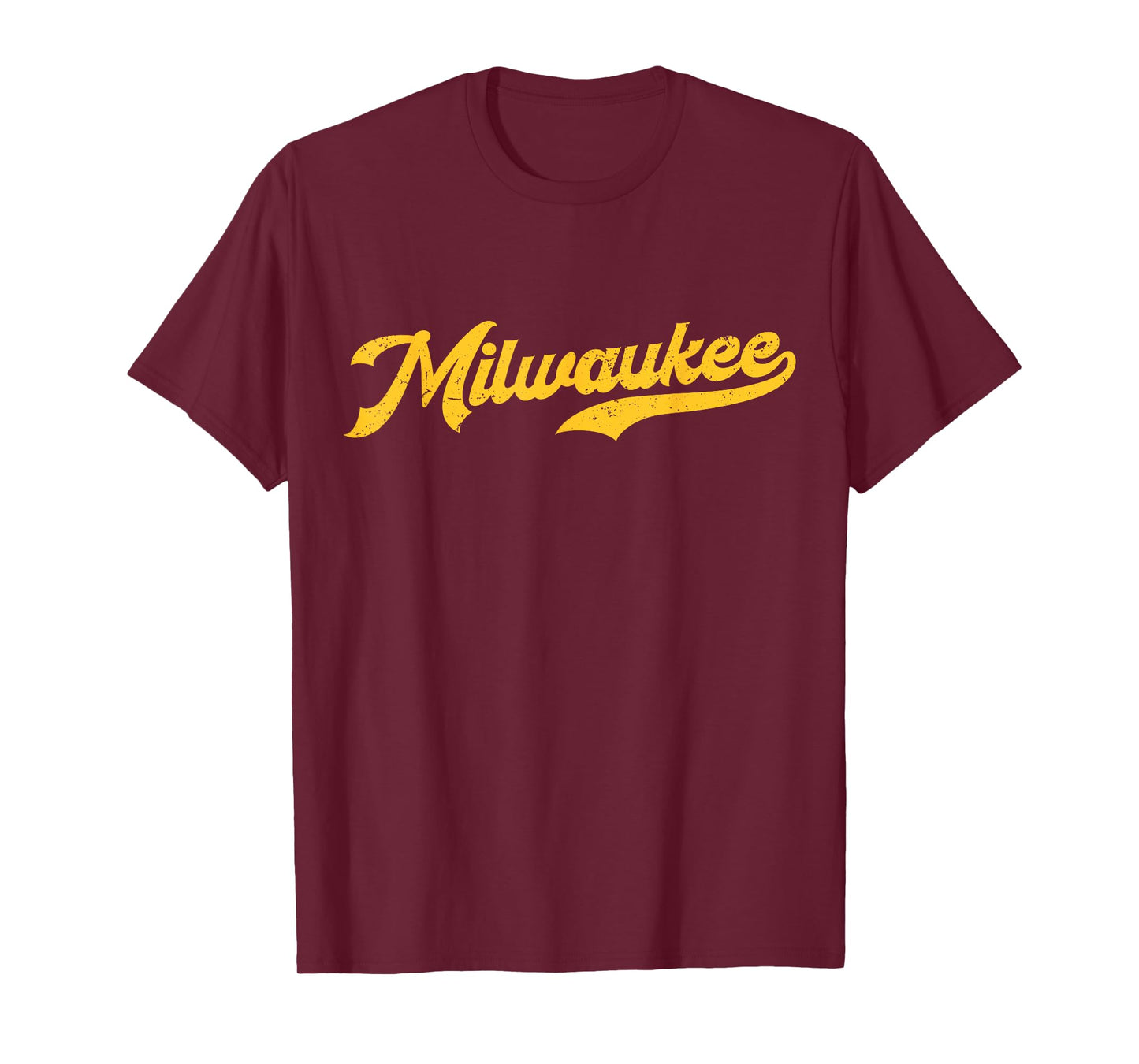 Vintage Milwauke Last Name Distressed for Men Women Kids T-Shirt