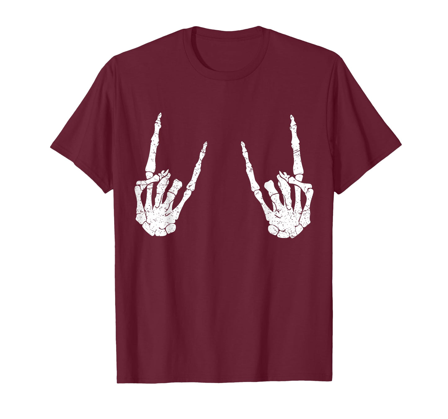 Trendy Halloween Skeleton Rocker Graphic Costume T Shirt T-Shirt