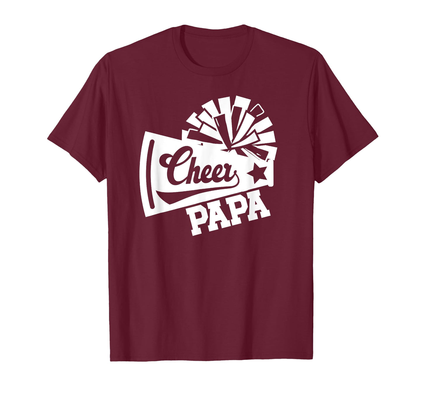 Cheer Papa Of A Cheerleader Papa Cheerleading Papa T-Shirt