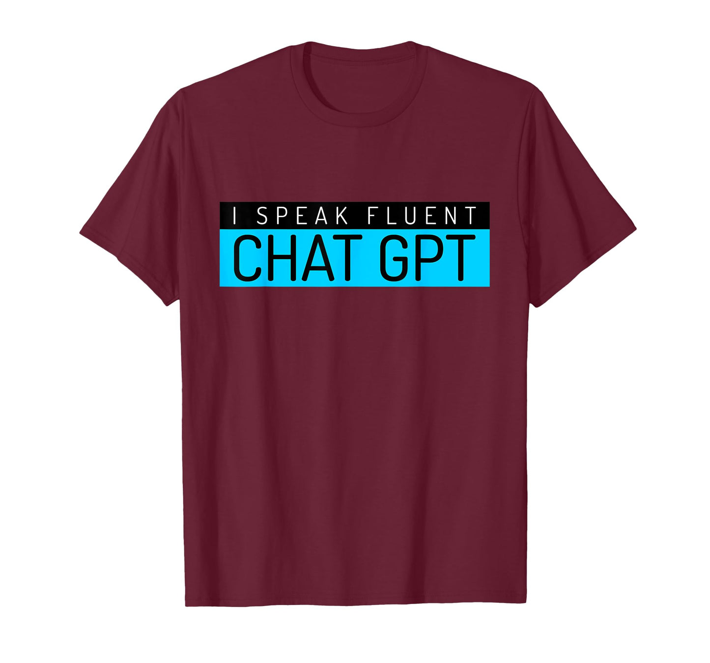 Funny Father's Day Nerd Gift Man Chat GPT Joke Gym Gift T-Shirt