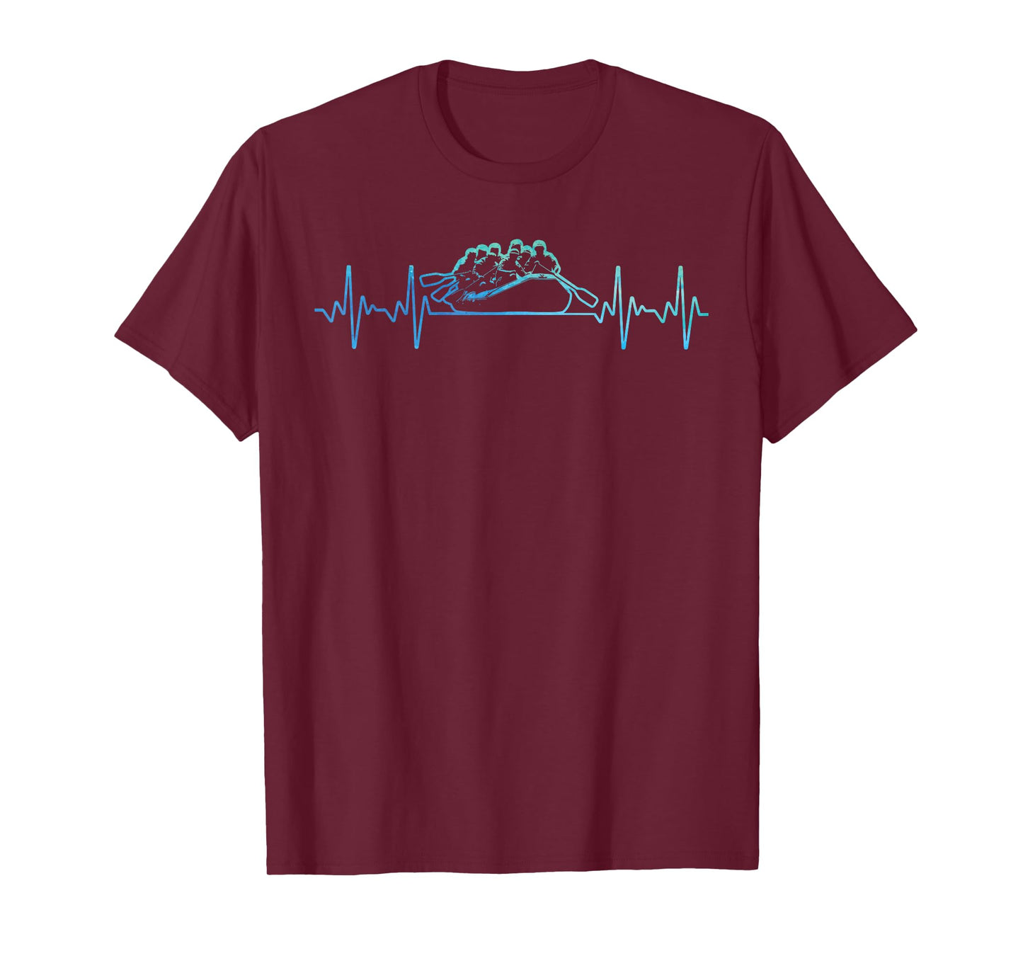 Funny Rafting Design For Men Women White Water Rafting Lover T-Shirt