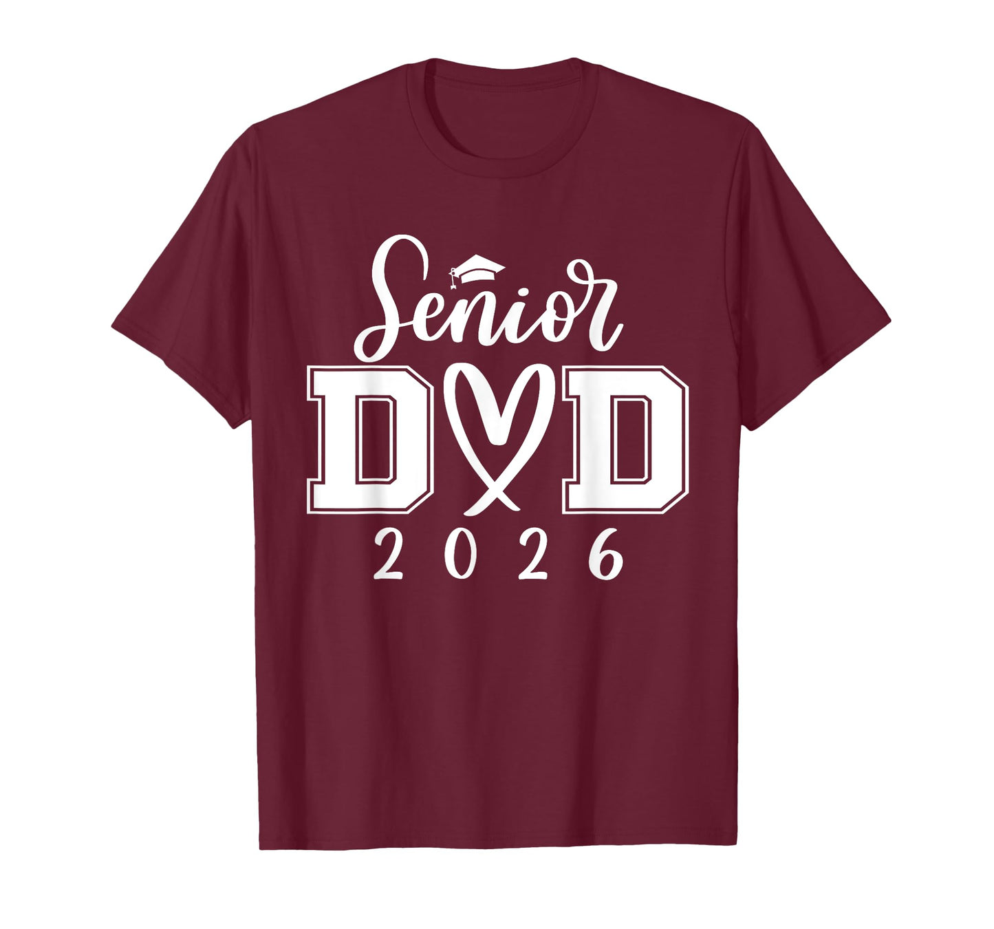 Dad Senior 2026 Proud Dad Of A Class Of 2026 Graduate Father T-Shirt
