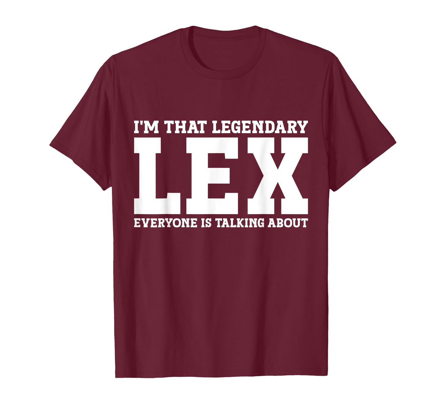 Lex Personal Name First Name Funny Lex T-Shirt