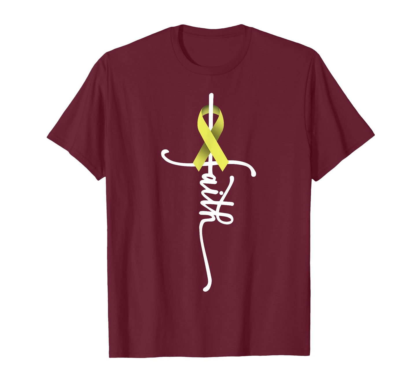 Bone Cancer Faith Sarcoma Bone Cancer Awareness Support July T-Shirt